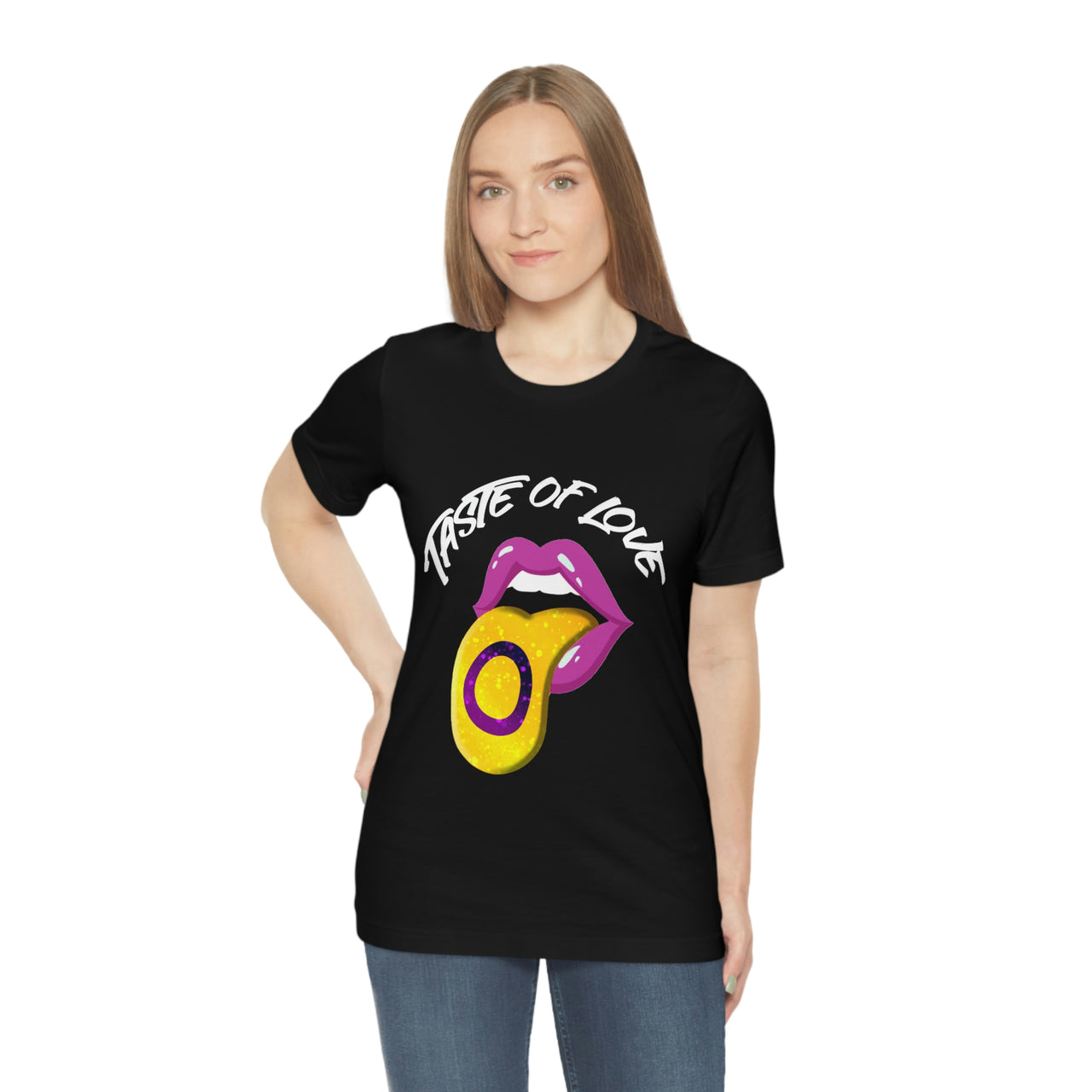 Intersexual Flag LGBTQ Affirmation T-shirt Unisex Size - Taste Of Love Printify