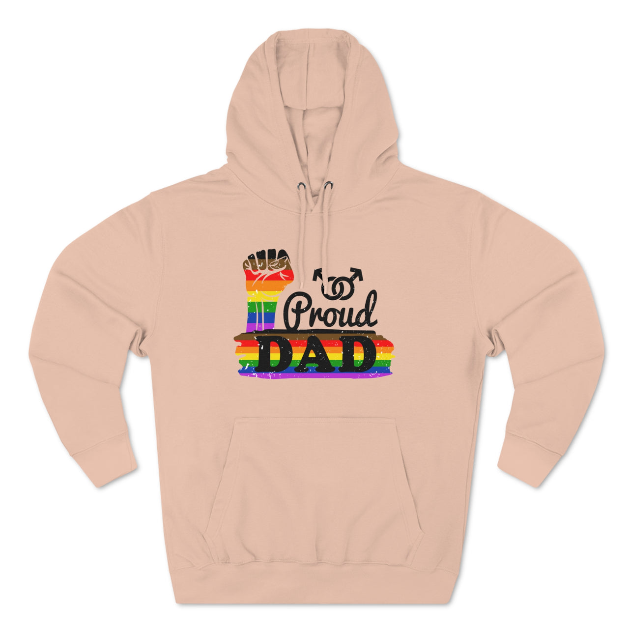 Philadelphia Pride Flag Unisex Premium Pullover Hoodie - Proud Dad Printify