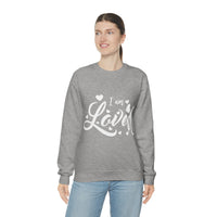 Thumbnail for Affirmation Feminist Pro Choice Sweatshirt Unisex  Size – I am Loved Printify