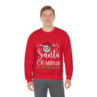 Thumbnail for Merry Christmas Unisex Sweatshirts , Sweatshirt , Women Sweatshirt , Men Sweatshirt ,Crewneck Sweatshirt, Santa Christmas Printify