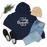 Thumbnail for Affirmation Feminist Pro Choice Unisex Hoodie –  I Am a Latina Queen Printify