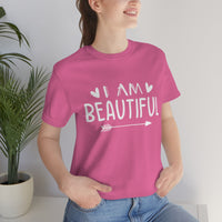 Thumbnail for Affirmation Feminist Pro Choice T-Shirt Unisex Size - I am Beautiful Printify