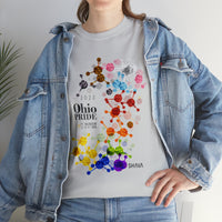 Thumbnail for SHAVA CO Progress Flag 2023 Pride, Ohio Unisex Heavy Cotton Tee - My Rainbow Is In My DNA Printify