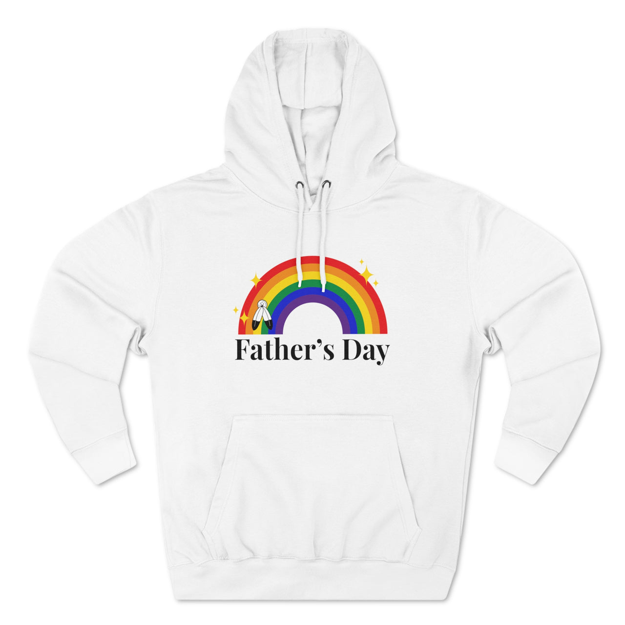 Two Spirit Pride Flag Unisex Premium Pullover Hoodie - Father's Day Printify