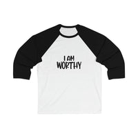 Thumbnail for Affirmation Feminist Pro Choice Long Sleeve Shirt Unisex Size - I Am Worthy Printify