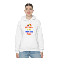 Thumbnail for Unisex Christmas LGBTQ Heavy Blend Hoodie - Queermas Is At The Other Xole Printify