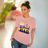 Thumbnail for Non Binary Pride Flag T-shirt Unisex Size - Proud Dad Printify