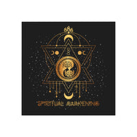 Thumbnail for Yoga Spiritual Meditation Square Magnet - Awakening 888 Angel Number Printify