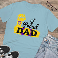 Thumbnail for Intersexual Pride Flag T-shirt Unisex Size - Proud Dad Printify