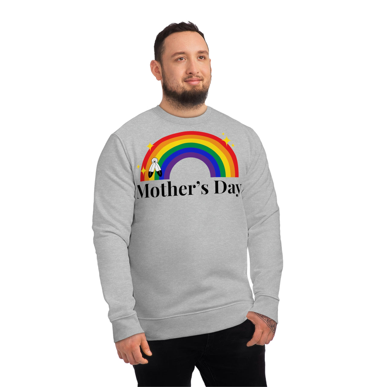 Two Spirit Pride Flag Sweatshirt Unisex Size - Mother's Day Printify