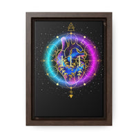 Thumbnail for Yoga Spiritual Meditation Canvas Print With Vertical Frame - Sacred Heart 111 Angel Number Printify