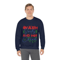 Thumbnail for Merry Christmas Unisex Sweatshirts , Sweatshirt , Women Sweatshirt , Men Sweatshirt ,Crewneck Sweatshirt, Warm socks and hot cocoa Printify