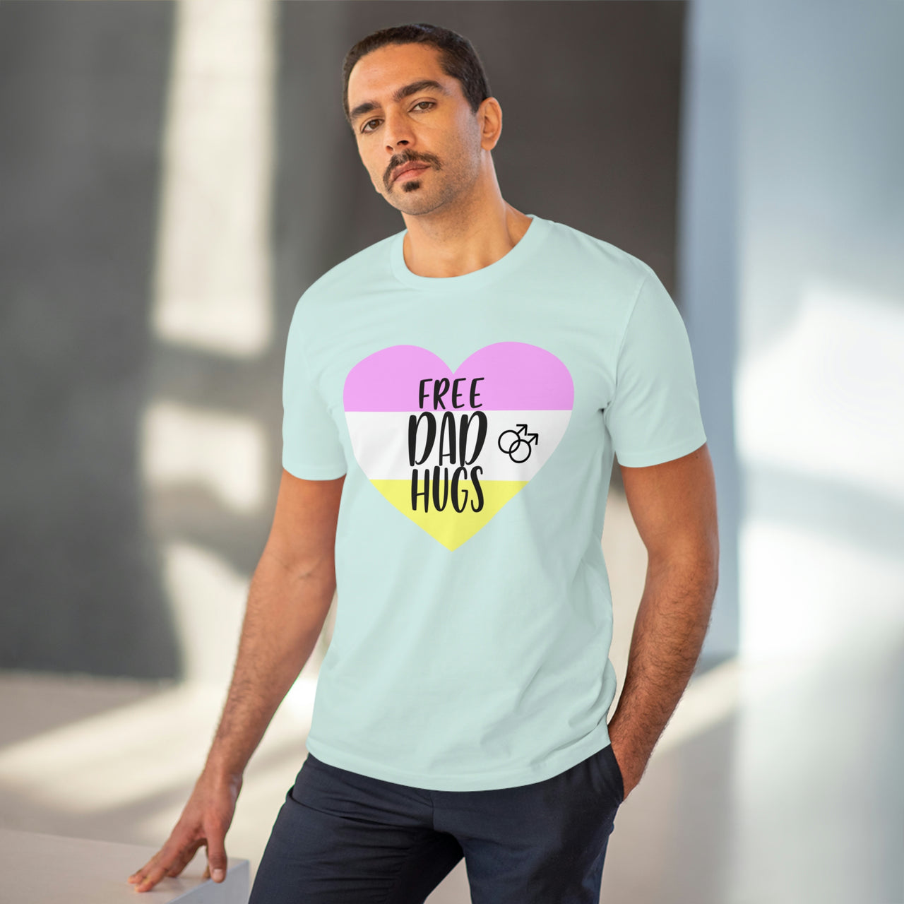 Twink Pride Flag T-shirt Unisex Size - Free Dad Hugs Printify