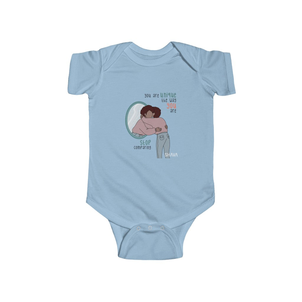 IAC KIDS Clothing  Infant Fine Jersey Bodysuit / You are Unique Printify