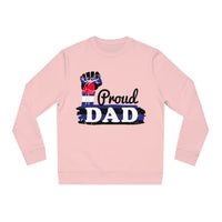 Thumbnail for Leather Pride Flag Sweatshirt Unisex Size - Proud Dad Printify