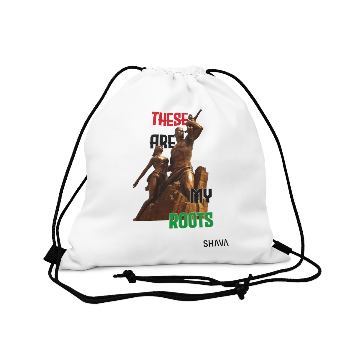 IAC  Accessories Bags  Drawstring Bag/ These are My Roots Printify