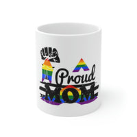 Thumbnail for Straight Ally Flag Ceramic Mug  - Proud Mom Printify