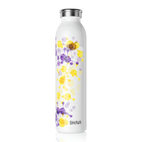 Thumbnail for Intersex Flag Slim Water Bottle Key West Pride - My Rainbow is In My DNA SHAVA CO