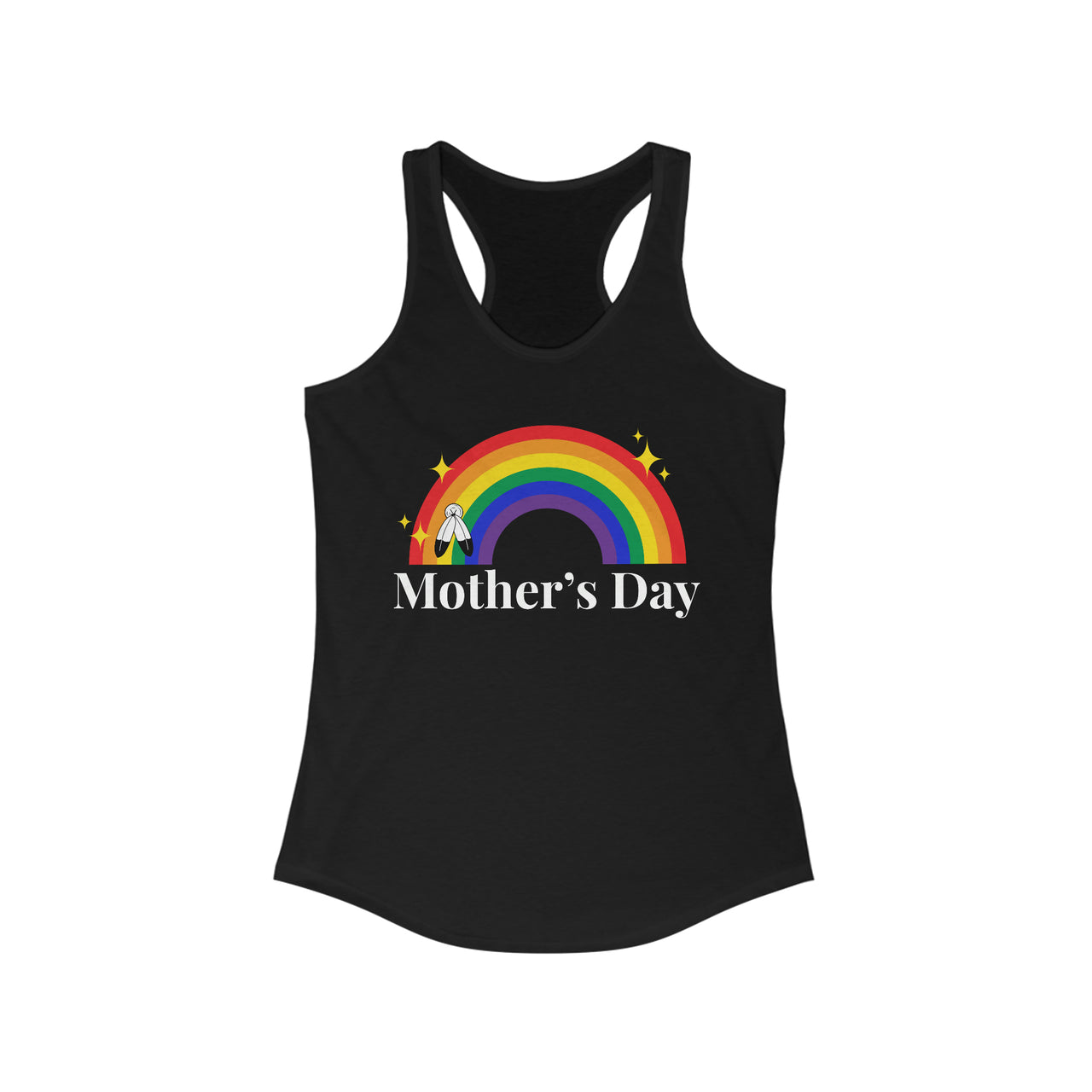 Two Spirit Pride Flag Mother's Day Ideal Racerback Tank - Mother's Day SHAVA CO