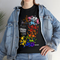 Thumbnail for SHAVA CO Progress Flag 2023 Pride, Ohio Unisex Heavy Cotton Tee - My Rainbow Is In My DNA Printify