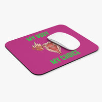 Thumbnail for Affirmation Feminist Pro Choice Mouse Pad –  My Body My Choice (Pink) Printify