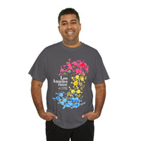 Thumbnail for SHAVA CO Pansexual Flag 2023 Pride, Los Angeles Unisex Heavy Cotton Tee - My Rainbow Is In My DNA Printify