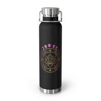 Thumbnail for Yoga Spiritual Meditation Copper Vacuum Insulated Bottle 22oz  –  Support 333Angel Number Printify