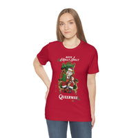 Thumbnail for Classic Unisex Christmas LGBTQ Holigays T-Shirt - HollyJolly (Black) Printify