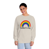 Thumbnail for Rainbow Pride Flag Unisex Classic Long Sleeve Shirt - Father's Day Printify