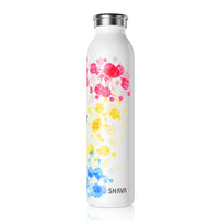 Thumbnail for Pansexual Flag Slim Water Bottle Denver Pride - My Rainbow is In My DNA SHAVA CO