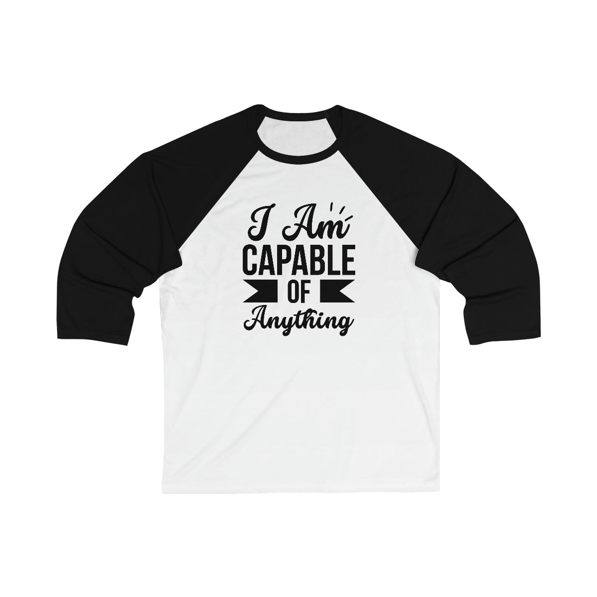 Affirmation Feminist Pro Choice Long Sleeve Shirt Unisex Size - I Am Capable Of Anything Printify