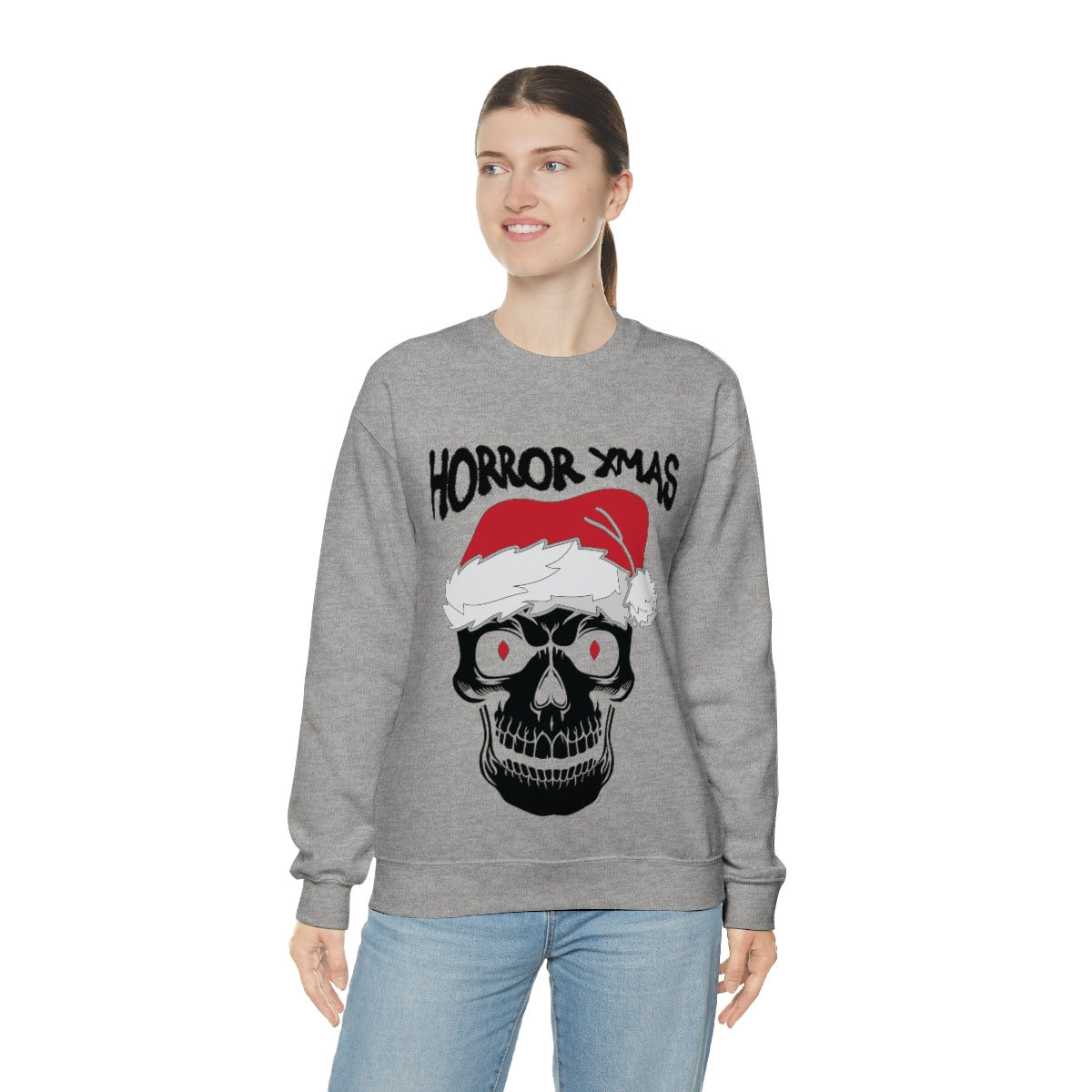 Merry Christmas Unisex Sweatshirts , Sweatshirt , Women Sweatshirt , Men Sweatshirt ,Crewneck Sweatshirt, Horror Xmas Printify