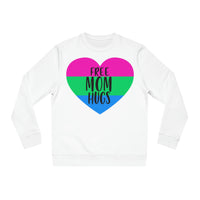 Thumbnail for Polysexual Pride Flag Sweatshirt Unisex Size - Free Mom Hugs Printify