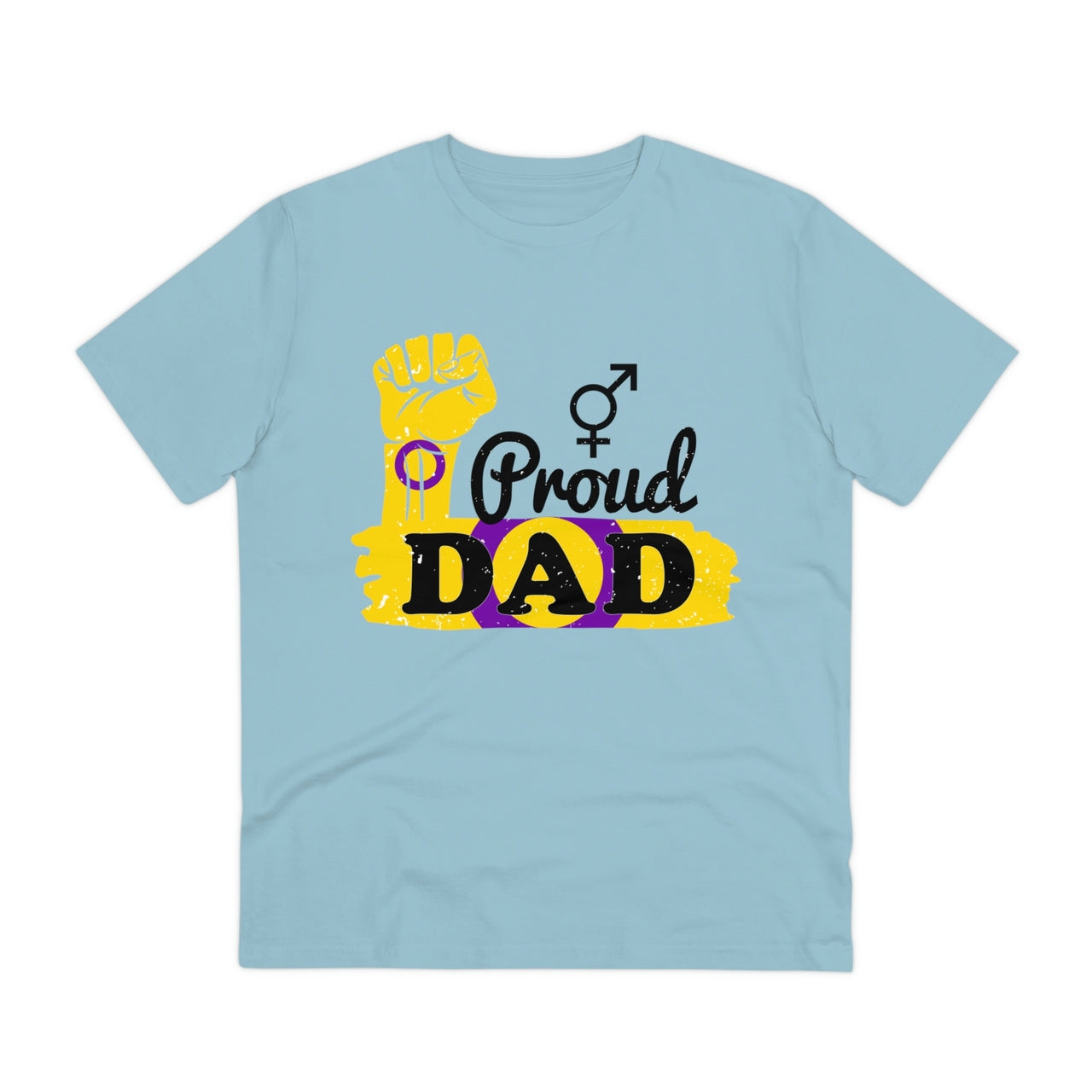 Intersexual Pride Flag T-shirt Unisex Size - Proud Dad Printify