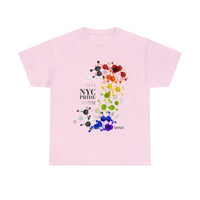 Thumbnail for SHAVA CO Straight ally Flag 2023 Pride, NYC Unisex Heavy Cotton Tee - My Rainbow Is In My DNA Printify