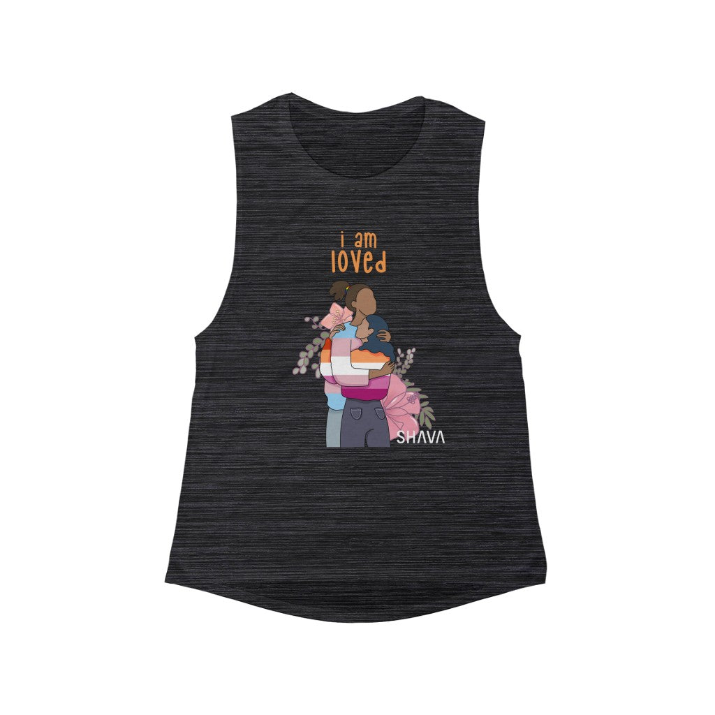 Affirmation Feminist Pro Choice Tank Top Unisex  Size – I Am Loved (Trans and Lesbian) Printify