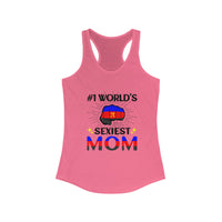 Thumbnail for Polyamory Pride Flag Mother's Day Ideal Racerback Tank - #1 World's Sexiest Mom SHAVA CO