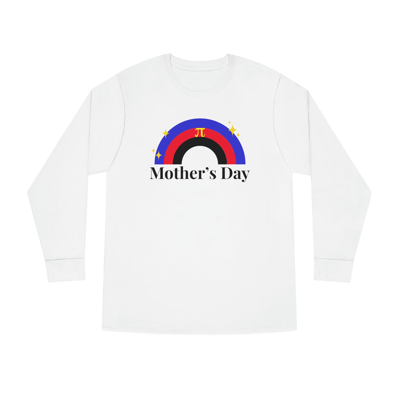 Polyamory Flag Long Sleeve Crewneck Tee - Mothers Day Printify
