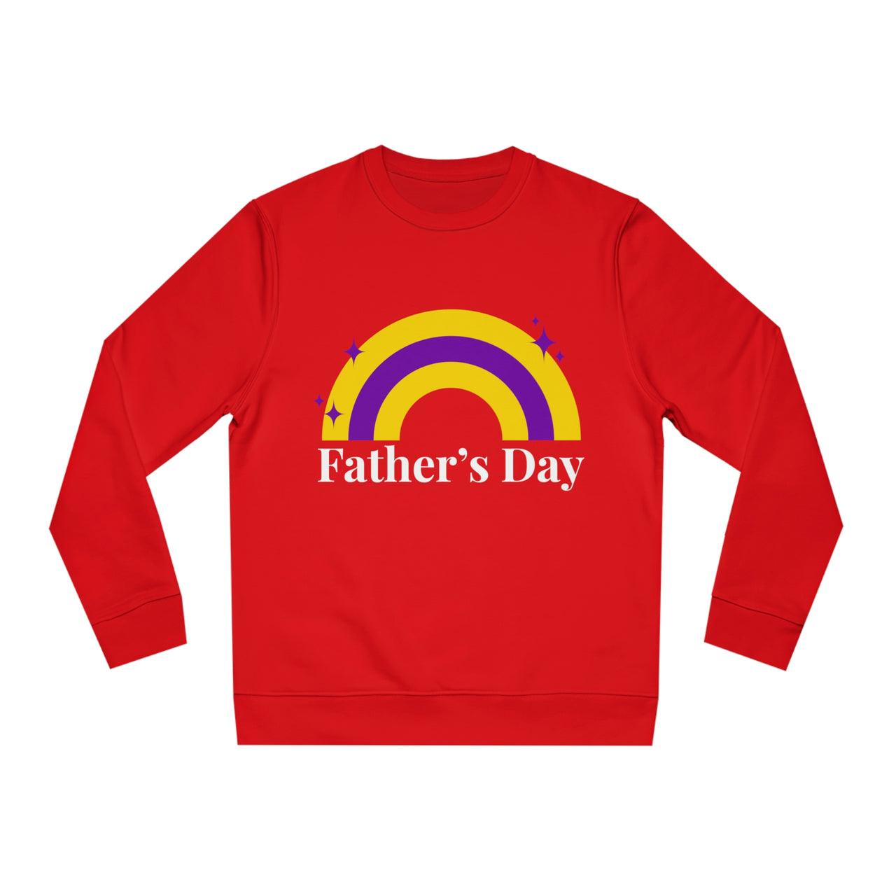 Intersexual Pride Flag Sweatshirt Unisex Size - Father's Day Printify