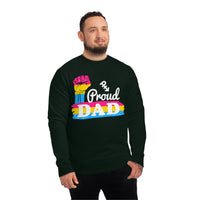 Thumbnail for Pansexual Pride Flag Sweatshirt Unisex Size - Proud Dad Printify
