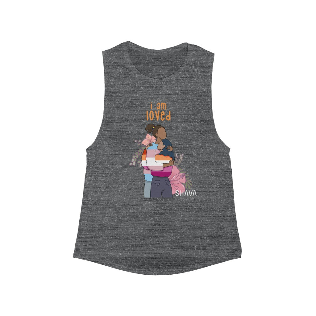 Affirmation Feminist Pro Choice Tank Top Unisex  Size – I Am Loved (Trans and Lesbian) Printify
