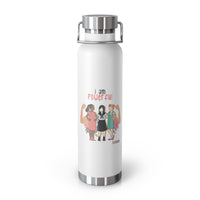 Thumbnail for Affirmation Feminist pro choice Copper Vacuum insulated bottle 22oz -  I am Powerful (Little Girls) Printify