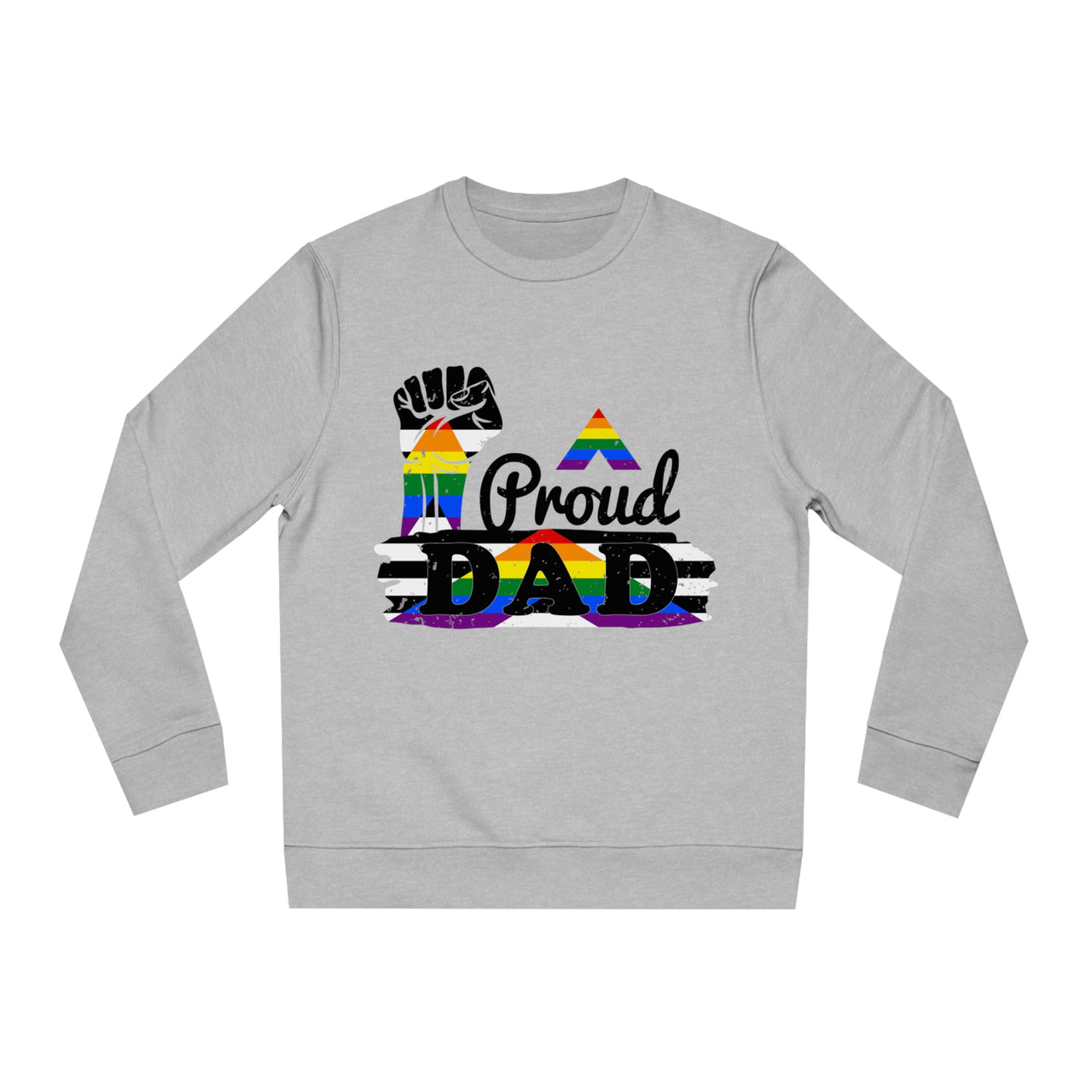 Straight Ally Pride Flag Sweatshirt Unisex Size - Proud Dad Printify