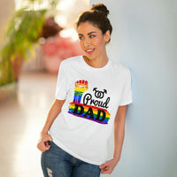 Thumbnail for Rainbow Pride Flag T-shirt Unisex Size - Proud Dad Printify