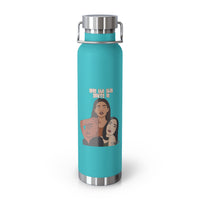 Thumbnail for Affirmation Feminist pro choice Copper Vacuum insulated bottle 22oz -  Love the Skin You're In Printify