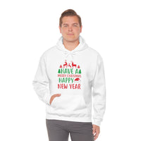 Thumbnail for Merry Christmas Hoodie Unisex Custom Hoodie , Hooded Sweatshirt , HAVE A MERRY CHRISTMAS HAPPY NEW YEAR Printify