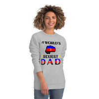 Thumbnail for Polyamory Pride Flag Sweatshirt Unisex Size - #1 World's Gayest Dad Printify