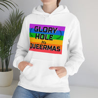 Thumbnail for Unisex Christmas LGBTQ Heavy Blend Hoodie - Glory Hole It’s Queermas Printify