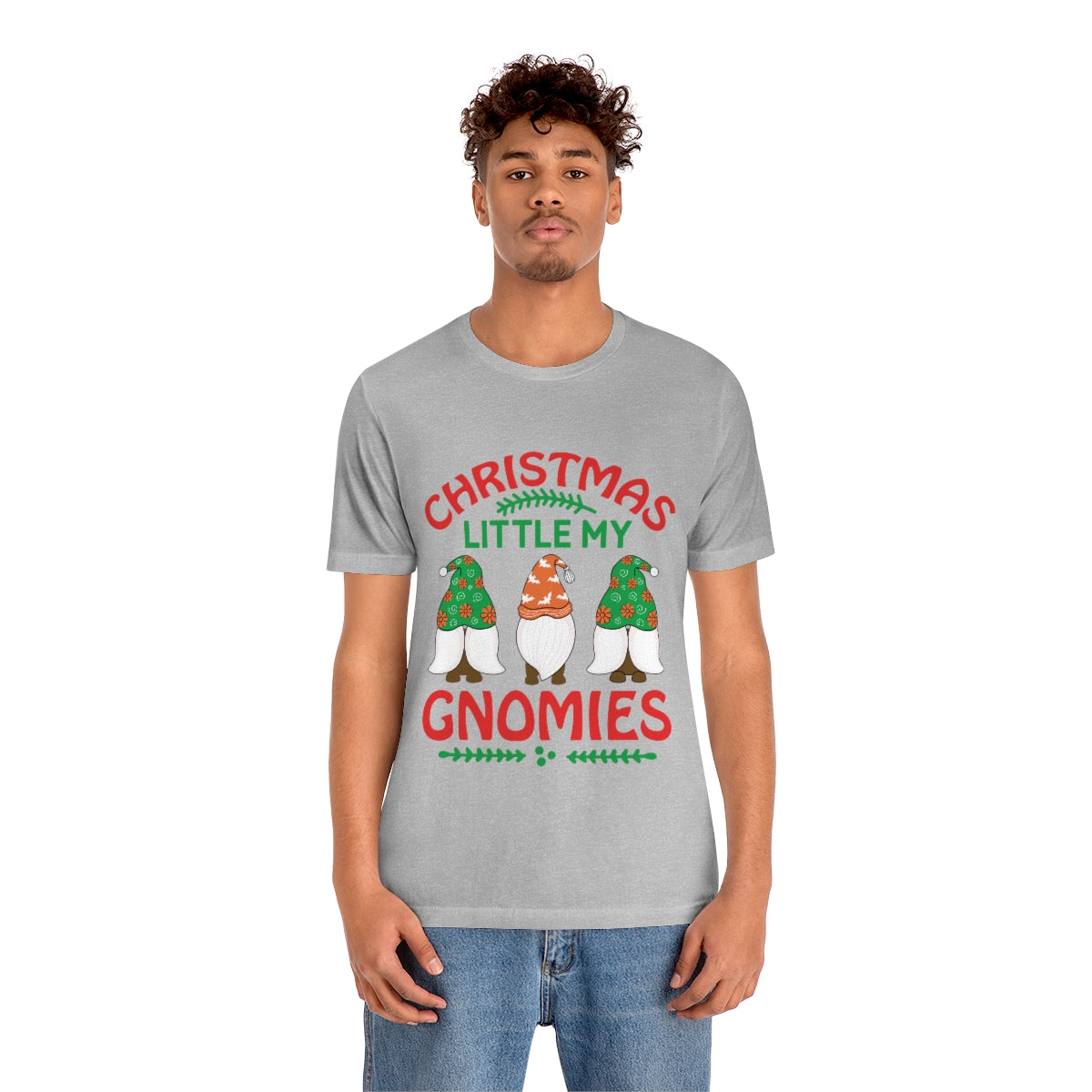 Classic Unisex Christmas T-shirt - Christmas Little My Gnomies Printify