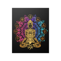 Thumbnail for Yoga Spiritual Meditation Satin Poster - Release 999 Angel Number Printify